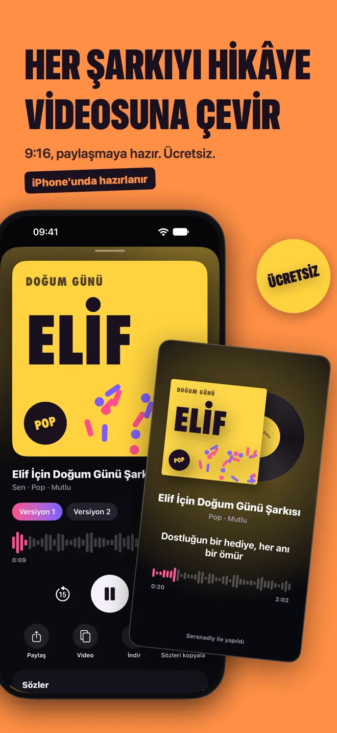 Her şarkıyı hikâye videosuna çevir